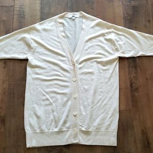 Uniqlo white/cream wool cardigan